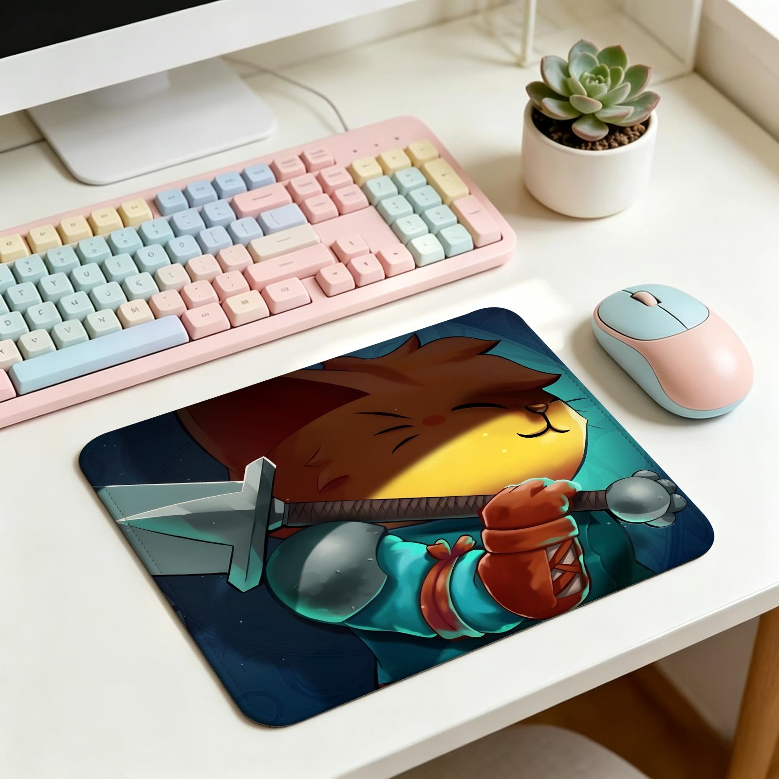 Office Quest - S/M/L Oyun Matı, Güçlendirilmiş Dikişli Kenar,