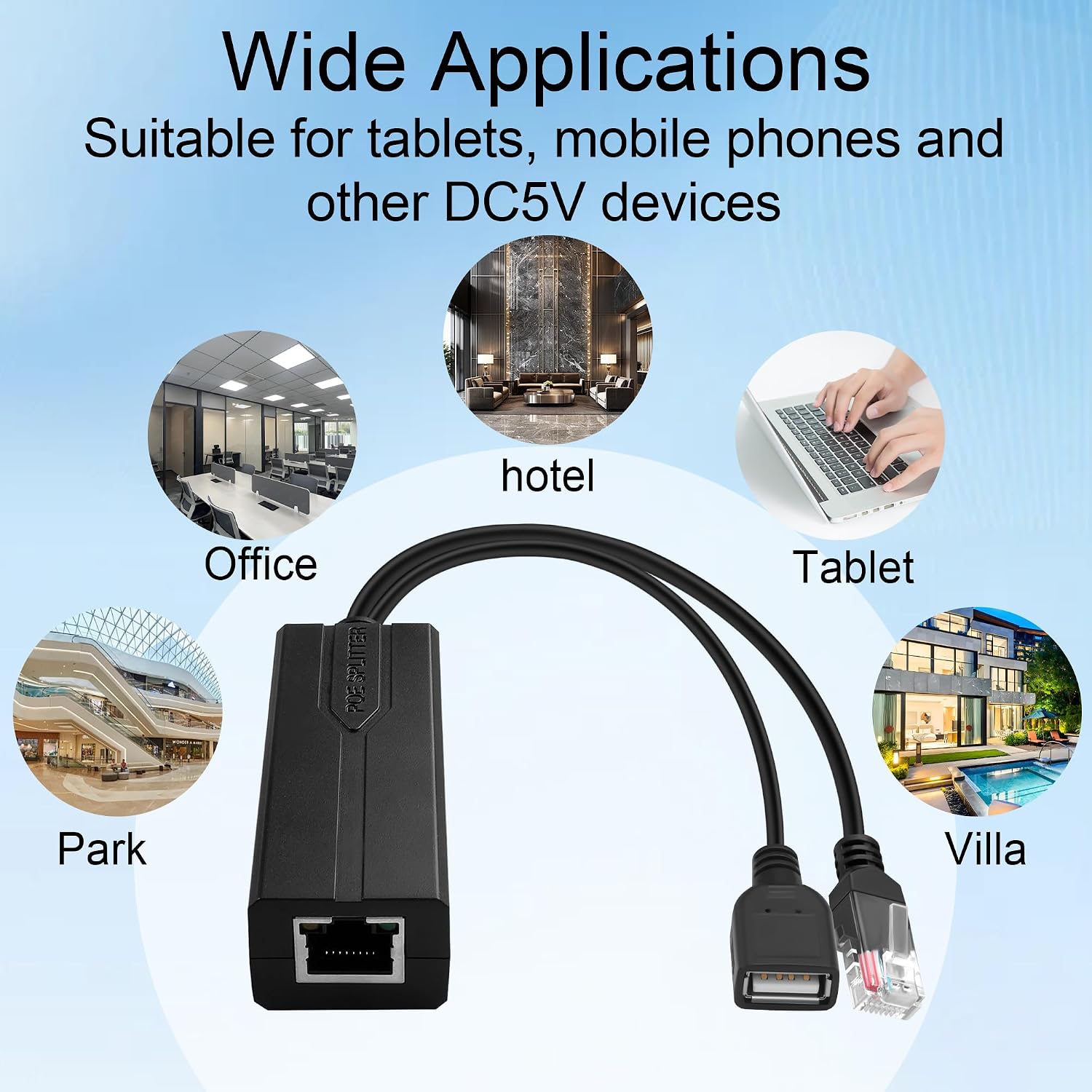 PoE Splitter 5V 2.4A USB Tip C - Power Over Ethernet incelemesi ve fiyatı