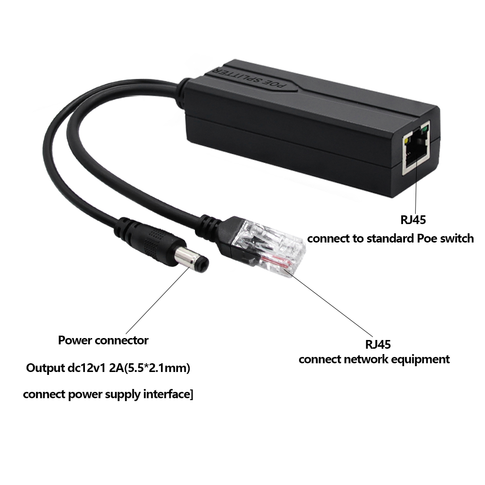 POE Ayırıcı 48V - 12V/5V IEEE  - Power Over Ethernet incelemesi ve fiyatı
